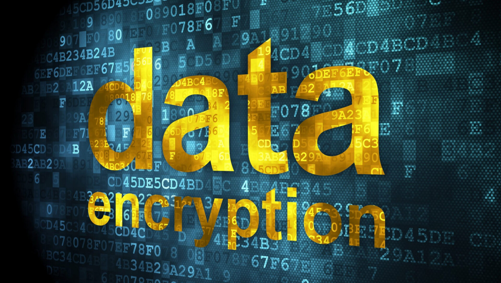 Data encryption digital concept