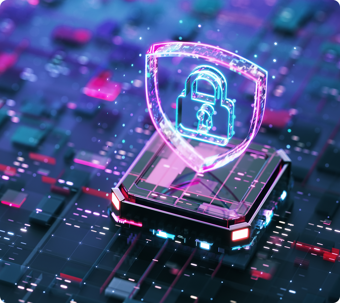 Digital lock on circuit board
